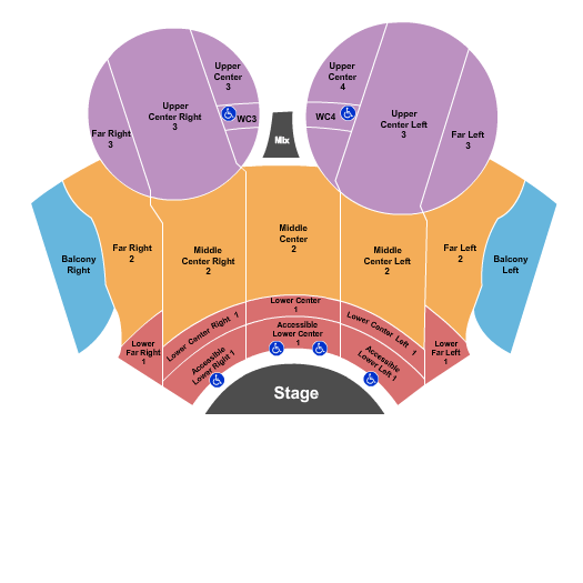 Mainstage Nutcracker Seating Chart